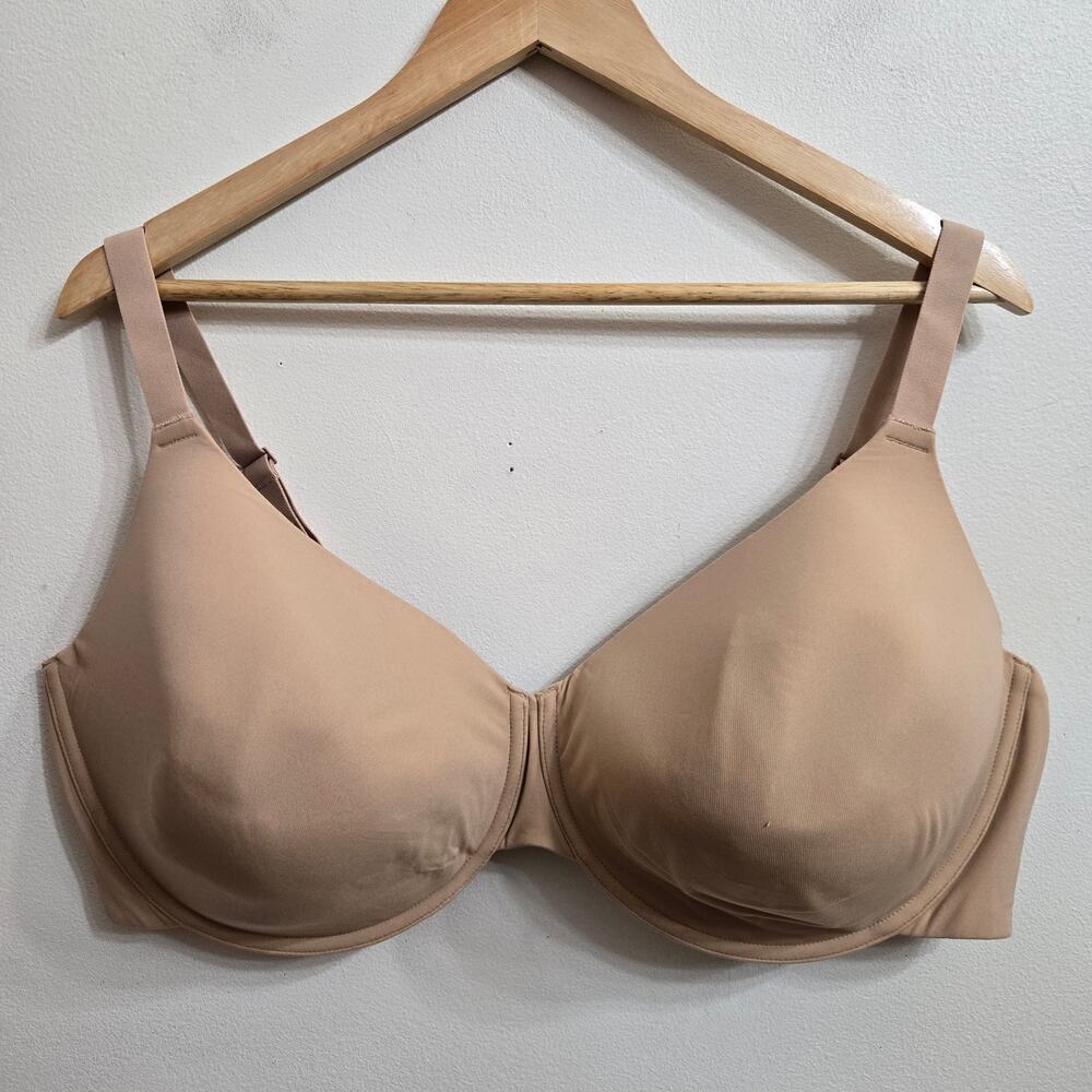 NWT Skims Fits Everybody T-shirt Demi Bra Underwire Padded Clay Size 46DD
